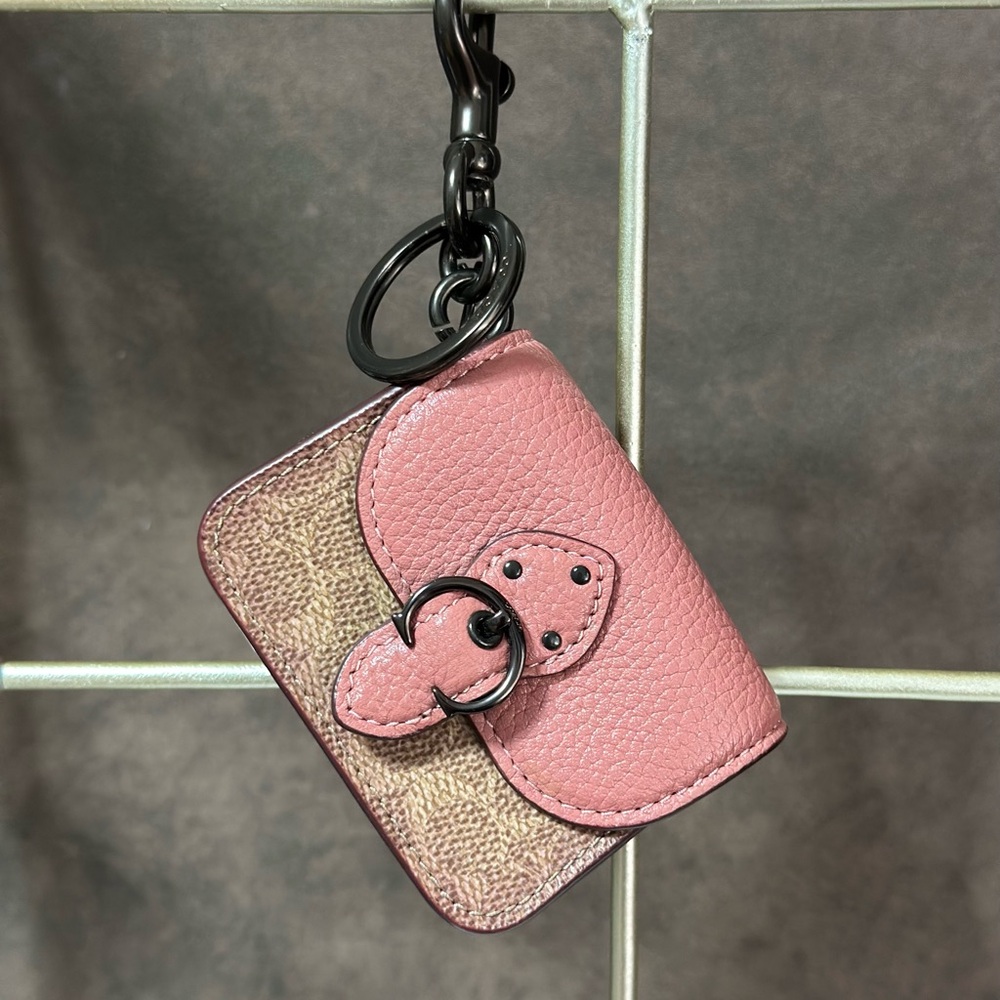 Coach Mini Beat Bag Bag Charm - Picture 4 of 8
